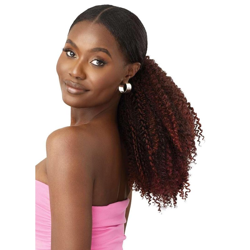 Outre Pretty Quick - Drawstring Pony - Calliope (DARK BROWN