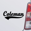 Custom Brother - Coleman Name Black Color Car Laptop Wall
