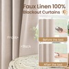 BGment 100% Blackout Curtains for Bedroom 84 Inch Long -