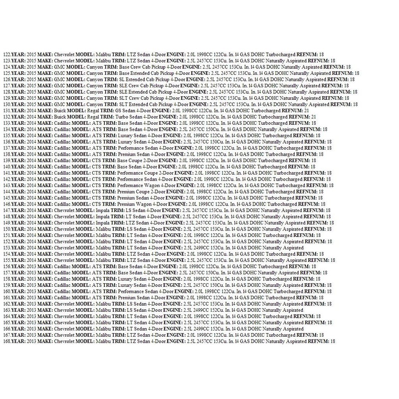 General Motors 12627184, Engine Timing Chain Guide