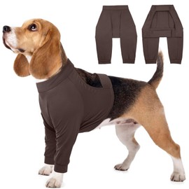 Kuoser Dog Bodysuit After Surgery for Male and Female Dogs, Anti-Licking Protective Suit After Castration, Breathable Body for Dogs, Anti-Wound Licking Surgical Body Dog, Lying Quill & Elbow