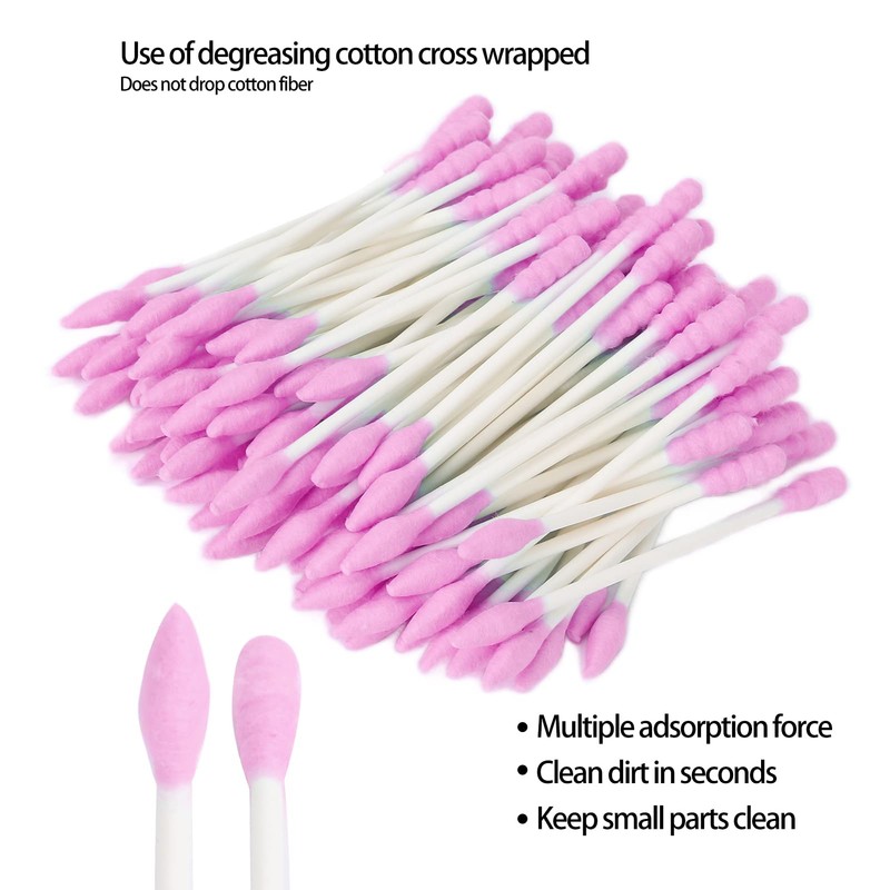 Hisopo de doble punta, hisopo de maquillaje suave de aplicación