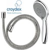 Croydex® Eco Contour Midi 3 Funcion Large Shower Head Handset