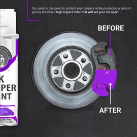 ERA Paints 2K Brake Caliper Paint Kit – Purple | High-Gloss Spray, 500°F Heat & Chemical Resistant | Complete DIY Kit with Degreaser, Gloves & Tape | Made in USA