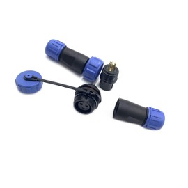 Connector Aviation Plug SP13 3-Pin Male Plug and Female Socket Cable Connector IP68 3 Pin Waterproof Round Connector In-Line Type Aviation Plug 250V 13A