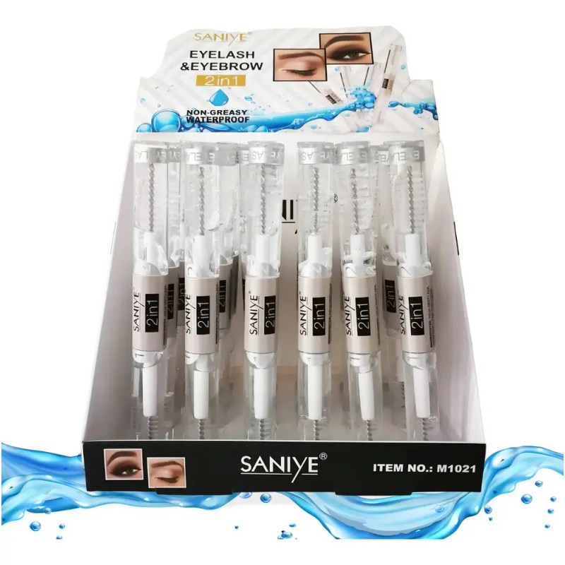 Gel Pestañas Cejas Saniye A Prueba De Agua Translúcido Alargador