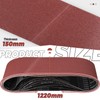 STEBRUAM Sanding Belt 150 x 1220 mm,6PCS 40 Grit