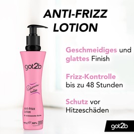 got2b Lotion, cuddly cat anti-frizz lotion hold 2 (200 ml), styling lotion for supple styles, tames the hair and gives a silky soft hair feeling