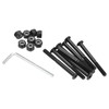 PATIKIL Skateboard Hardware Kit, 2.1" Mounting Screws Hex Head Bolts