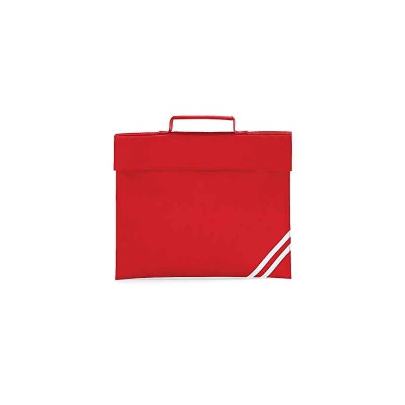 Quadra Men's QD456REDD Classic Book Bag - Red, One Size