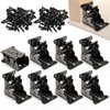 WUWEOT 8 Pack Table Leg Folding Brackets, Self-Locking Hinge Hardware