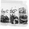 SEWACC Stainless Steel Retaining Rings Assortment Kit 10 Sizes Snap