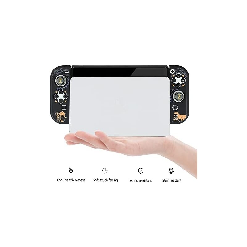 Dockable Protective Case Compatible with Switch OLED 2021, Hard Shell