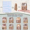 Naler 24 PCS Christmas Kraft Paper Gift Boxes with Countdown