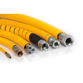 Safe-Spiral 16PC25ye Pre-Cut Spiral Wrap Hose Protector, 0.67" OD, 25' Length, Yellow