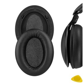 Geekria QuickFit Replacement Ear Pads for Panasonic RP-HD600N, HD605N, HD805N Headphones, Ear Cushions (Black)