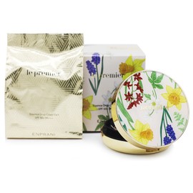 Enprani Le Premier Essence Drop Cover Pact + Refill, (main product + refill) No. 21 Light Beige / 엔프라니 르 프리미어 에센스 드롭 커버 팩트 + 리필, (본품+리필) 21호 라이트베이지