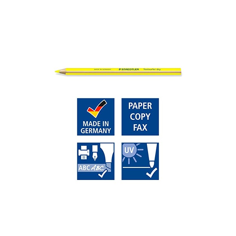 Staedtler Textsurfer Dry Pencil - Orange (Box of 12)
