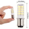 HRYSPN 5W Ba15d LED Light Bulb 12V 24V Daylight White