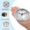 PATIKIL 3.5" 90mm Quartz Clock Insert, Round Quartz Movement Miniature