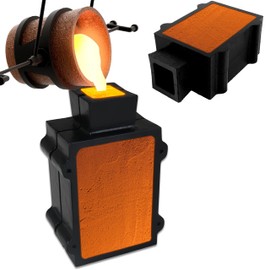 Simond Store 2 Part Sand Casting Mold - Cast Iron Casting Flask Mold for Jewelry Making Supplies for Metal Casting, Metal Casting Molds, Petrobond Casting Sand