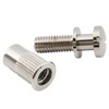 Musiclily Pro M8 Metric Wraparound Bridge Mounting Studs and Inserts