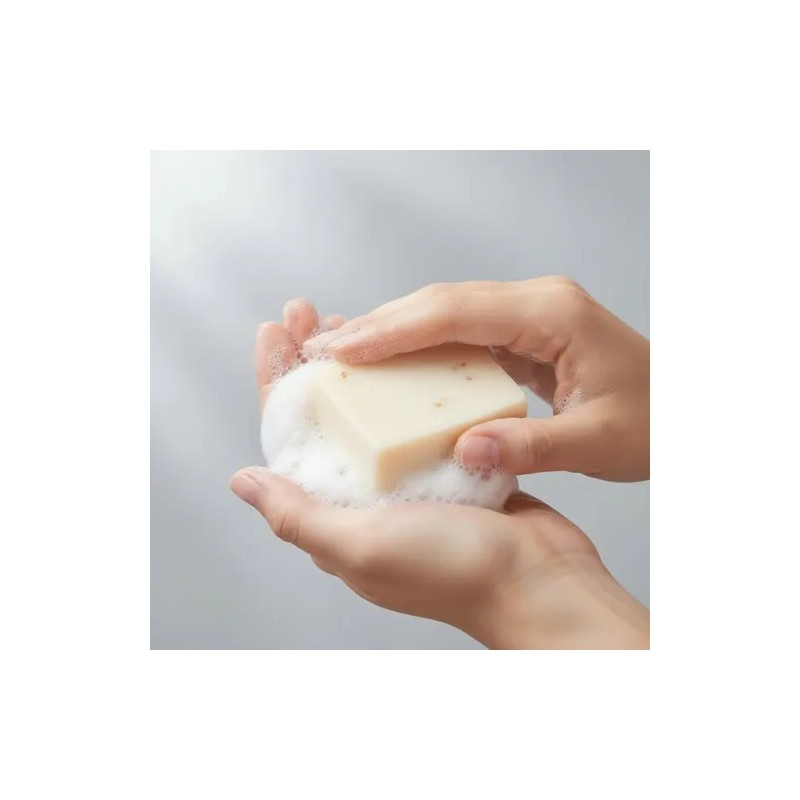 Jabón De Arroz Facial 65g Aclarador Para Rostro Y Cuerpo