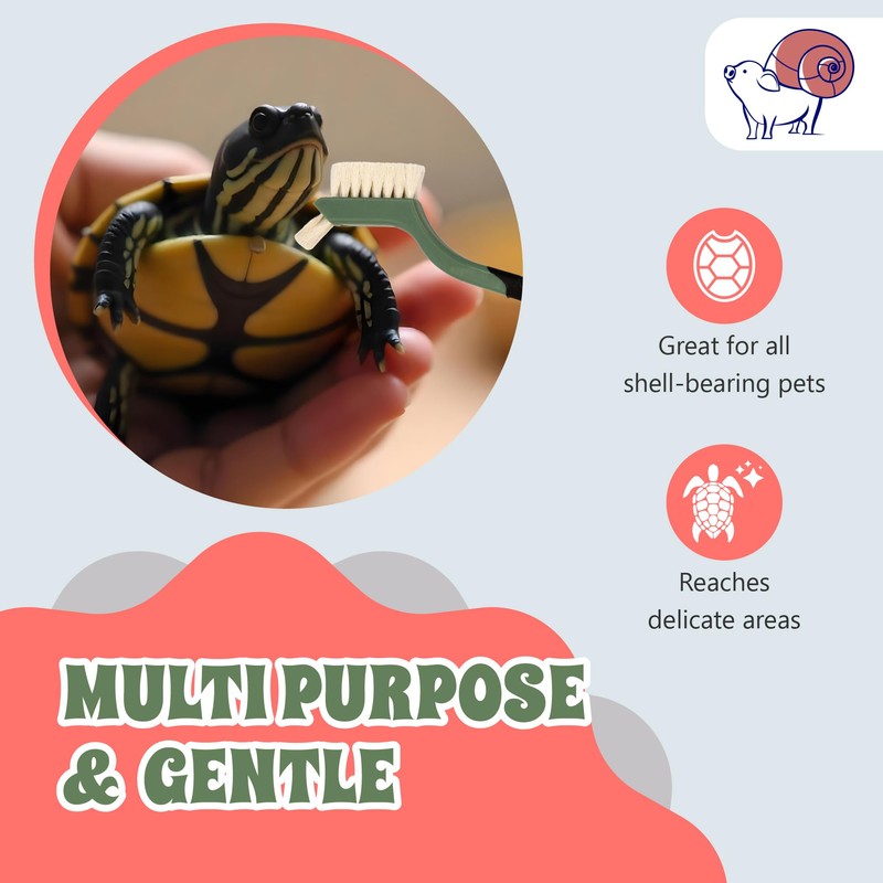 Turtle Cleaning Brush - Gently Remove Dirt from Turtles and