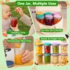 Tronco 8oz Glass Baby Food Storage Jars with Lids –