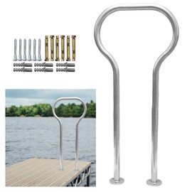 Boat Dock Boarding handrail, Safety Grab bar/Hand Railing for Marina, Dock, Deck, Boat, hot tub(42.1" H)