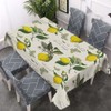 Walmsco Tablecloth Yellow Lemon Butterfly Decor For Dining Room Kitchen