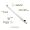 Ideal Security Sliding Door Security Bar with Childproof Lock, Adjustable,