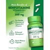 Benfotiamina Natures Truth 300mg 60 Cápsulas Vitaminas Sin Gluten