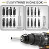 22Pcs Damaged Screw Extractor Set, Easy Out Stripped Screw Remover