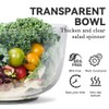 KEOUKE Salad Spinner and Vegetable Chopper Set with 3 Blades,