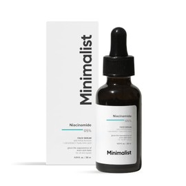 Suero minimalista de niacinamida al 5% con ácido hialurónico para un tono de piel de aspecto uniforme | Suero facial hidratante para una piel de aspec
