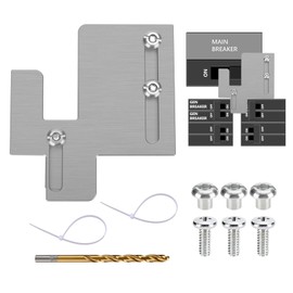 Generator Interlock Kit Suitable for Eaton Cutler Hammer BR and CH Series 150 or 200 Amp Panel,Professional Electrical Interlock Kit,1 1/4 to 1 7/16"Spacing between Main and Branch Breaker(EAT-PN200)