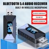 Aswalling T65 Mini USB Transmitter Receiver withLED Display Auto Wireless