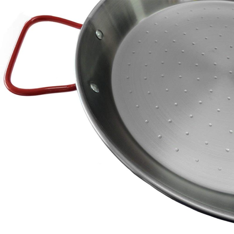 Garcima 22-Inch Carbon Steel Paella Pan, 55cm