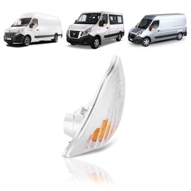 TangMiGe Indicator for Citroen Renault Master 3 III (EV/FV/HV/JV/UV) 02/2010-UP, Nissan NV400 11/2011-UP, Opel Movano B (X62) 05/2010-UP, 1 Piece Left, Side Indicator Light, Orange Built-in