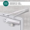 Marie Hold Open Door Closer Applies Regular,Top Jamb Mounting,Adjustable Automatic