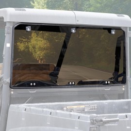 A & UTV PRO Tinted Rear Window for 2015-2025 Polaris Ranger 570/500/570 SP/Crew Midsize Windshield Accessories PC Rear Panel Back Window