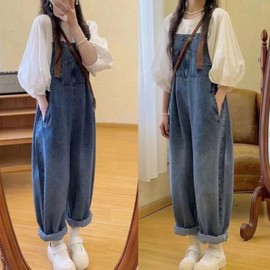 Momkong Summer Maternity Overalls and Pants Nursing-friendly S