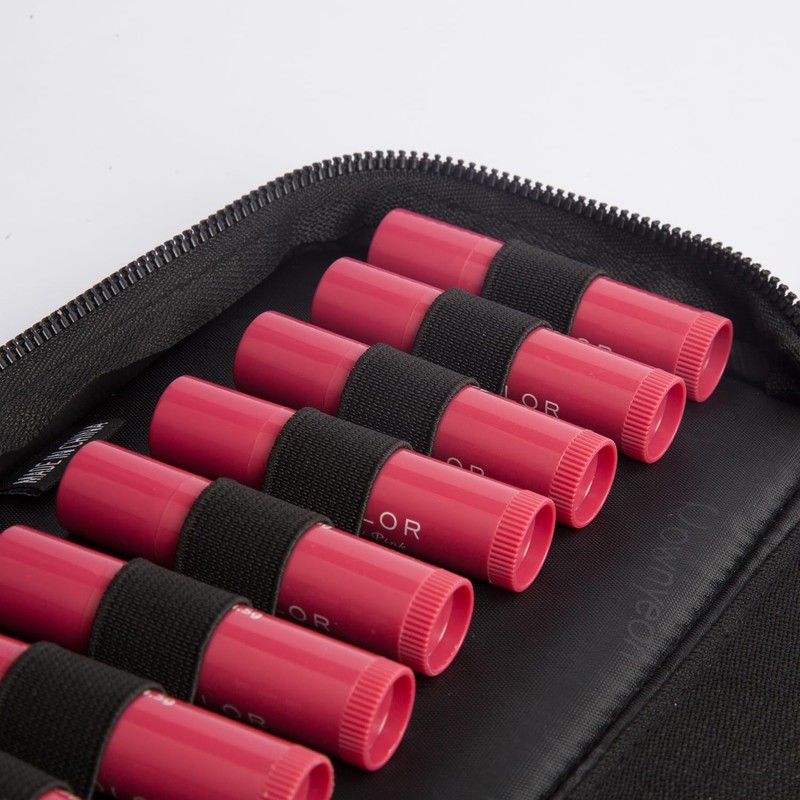 STORICANS Homeopathy Storage Bag, Small Organizer for 16 Remedy Tubes,