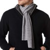 EURKEA KASHIMIA20-G Men's Scarf, 100% Merino Wool, Simple, Valentine's Day,