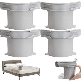 Bed Sheet Holder Removable Set of 4, Corner Sheet Strap Heavy Duty Lock Bedsheet Keeper, Non-Slip Bedsheet Grippers Keep in Place Bedding Accessories for All Mattress (Gray, L)