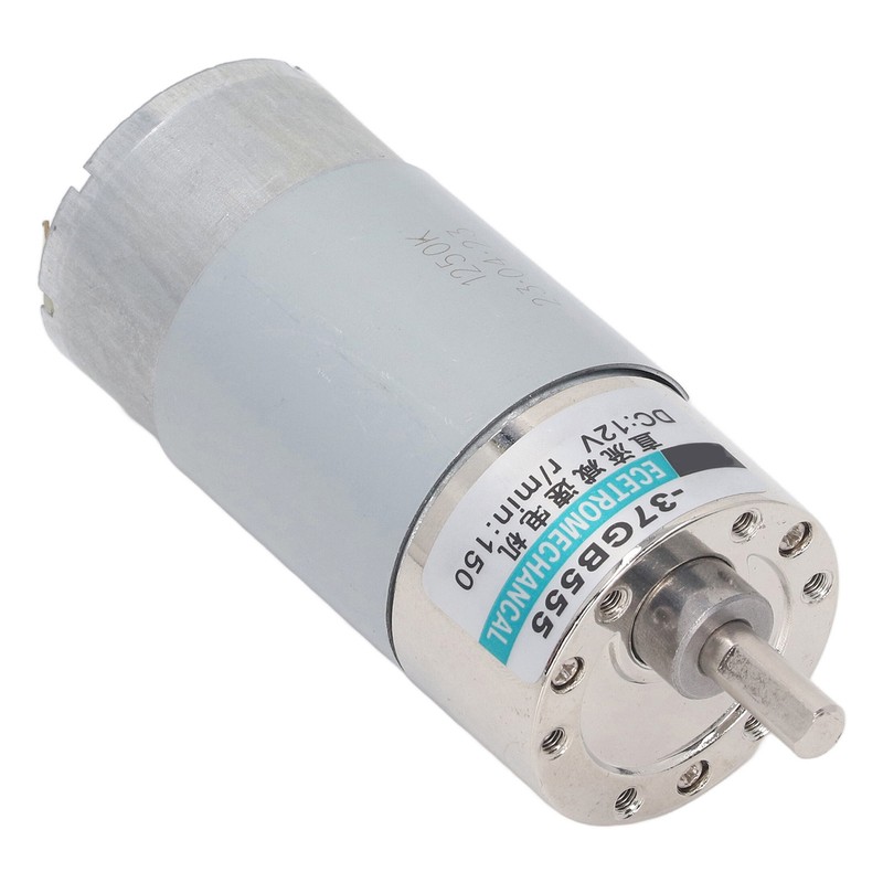 DC 12V 100RPM Gear Motor High Torque Electric Micro Speed
