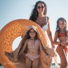 Swim Ring Animal Print Pink