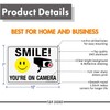 Smile You're on Camera Sign, Video Surveillance Sign - 2