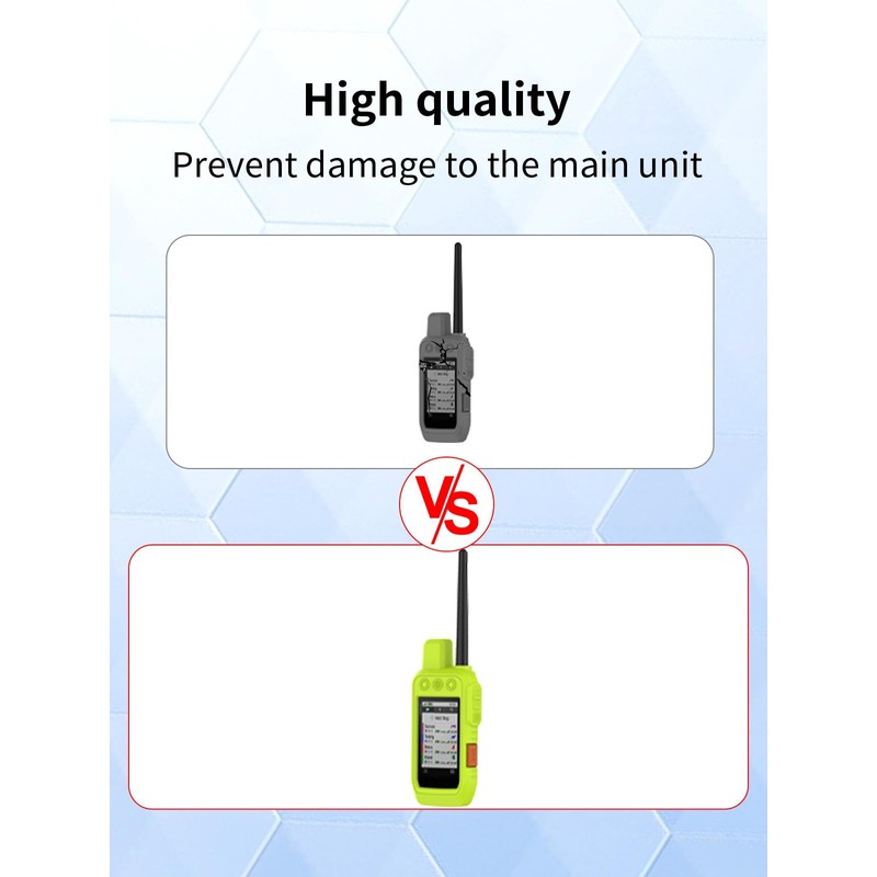 Case for Garmin Alpha 200i/Alpha 300i Tracking Handheld,BOVUGAC Shockproof Silicone